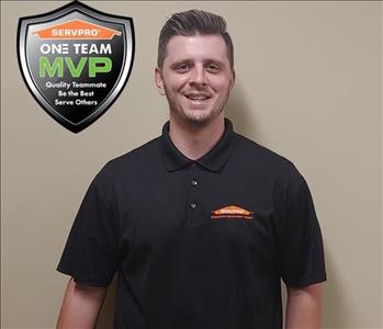 Male employee, short brown hair, Austin Green SERVPRO North Central Colorado Springs